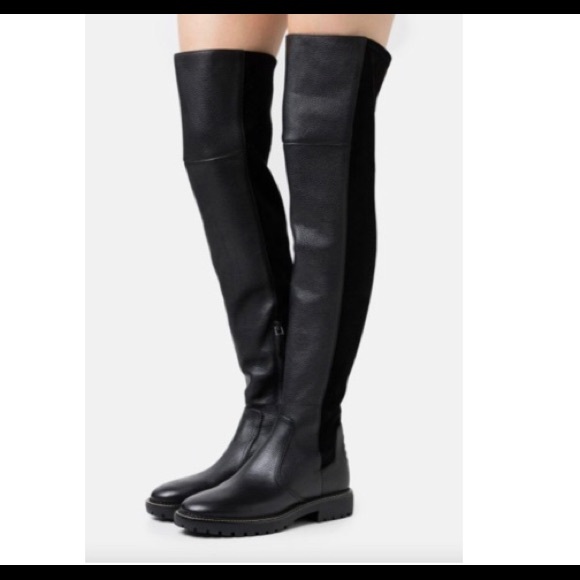Tory burch miller lug sole over the knee boot Clearance